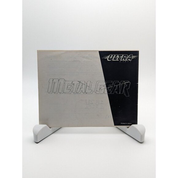 Metal Gear (Nintendo NES, 1987) Authentic Manual Booklet Only VTG - Picture 2 of 6